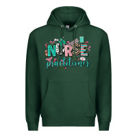 Sports Green nurse practitioner Premium Hoodie - AdoDesignShop
