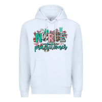 White nurse practitioner Premium Hoodie - AdoDesignShop