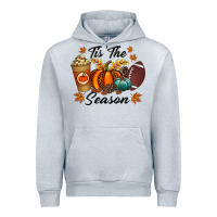 Heather Grey tis the season Urban Hoodie - RacoonDesign