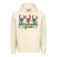 Sandshell happy crawdy gras Premium Hoodie - RacoonDesign