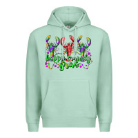 Seafoam happy crawdy gras Premium Hoodie - RacoonDesign