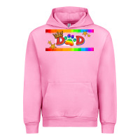 Fuchsia Pink lgbtq dad  libbey glass Urban Hoodie - HRA Design Shop