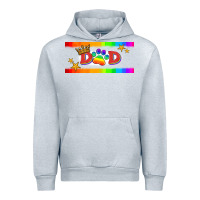 Heather Grey lgbtq dad  libbey glass Urban Hoodie - HRA Design Shop