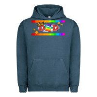 Pigment Midnight Navy lgbtq dad  libbey glass Urban Hoodie - HRA Design Shop