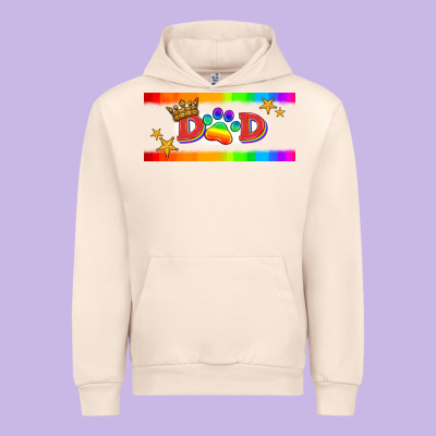 Lgbtq Dad  Libbey Glass Urban Hoodie Designed By Hra Design Shop