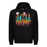 Black icu nurse Premium Hoodie - FaDigitalArtStudio