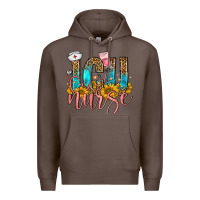 Coffee icu nurse Premium Hoodie - FaDigitalArtStudio