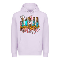 Lilac icu nurse Premium Hoodie - FaDigitalArtStudio