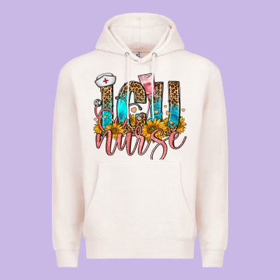 Icu Nurse Premium Hoodie Designed By Fadigitalartstudio