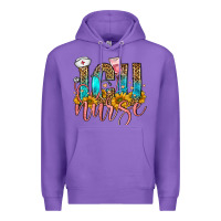Purple icu nurse Premium Hoodie - FaDigitalArtStudio