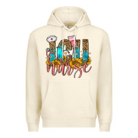 Sandshell icu nurse Premium Hoodie - FaDigitalArtStudio