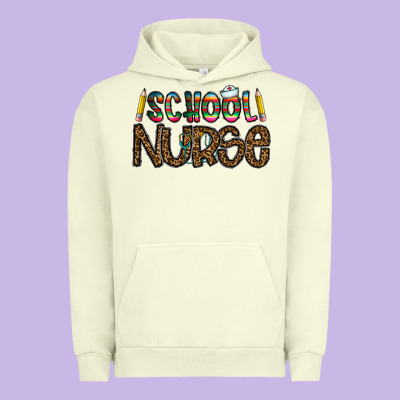School Nurse Urban Hoodie Designed By Cowhidedigitalart
