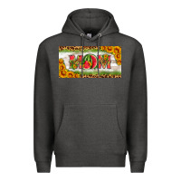 Charcoal Heather watermelon mom license plate Premium Hoodie - HRA Design Shop