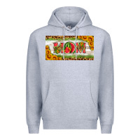 Heather Grey watermelon mom license plate Premium Hoodie - HRA Design Shop