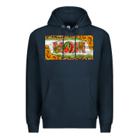 Navy watermelon mom license plate Premium Hoodie - HRA Design Shop