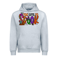 Heather Grey too cute to spook Urban Hoodie - RacoonDesign