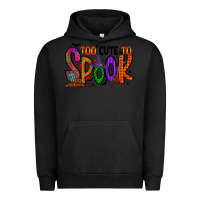 Pigment Black too cute to spook Urban Hoodie - RacoonDesign