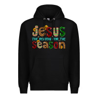 Black jesus the reason for the season Premium Hoodie - FaDigitalArtStudio