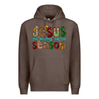 Coffee jesus the reason for the season Premium Hoodie - FaDigitalArtStudio