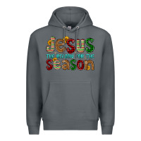 Rock jesus the reason for the season Premium Hoodie - FaDigitalArtStudio