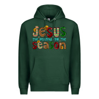 Sports Green jesus the reason for the season Premium Hoodie - FaDigitalArtStudio