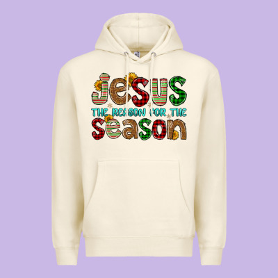 Jesus The Reason For The Season Premium Hoodie Designed By Fadigitalartstudio