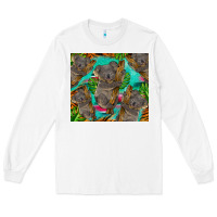 White koala tumbler Long Sleeve Tee - BarkalooDesign