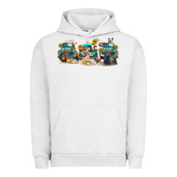 Pigment Lunar Rock western farm trucks farm animals Urban Hoodie - FaDigitalArtStudio