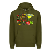 Army Green sweet summer time Premium Hoodie - CowhideDigitalArt