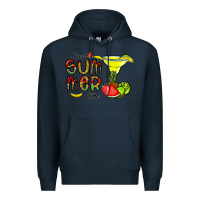 Navy sweet summer time Premium Hoodie - CowhideDigitalArt