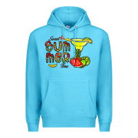 Ocean Blue sweet summer time Premium Hoodie - CowhideDigitalArt