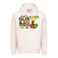 Pale Pink sweet summer time Premium Hoodie - CowhideDigitalArt