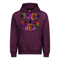 Mauve Wine trick or treat Urban Hoodie - RacoonDesign