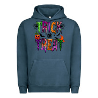 Pigment Midnight Navy trick or treat Urban Hoodie - RacoonDesign
