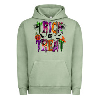 Pigment Oil Green trick or treat Urban Hoodie - RacoonDesign