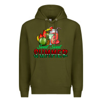Army Green sweet sweet summer Premium Hoodie - CowhideDigitalArt