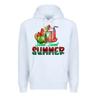 White sweet sweet summer Premium Hoodie - CowhideDigitalArt