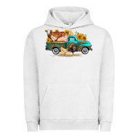 Pigment Lunar Rock western farm truck farm animals Urban Hoodie - FaDigitalArtStudio