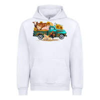 White western farm truck farm animals Urban Hoodie - FaDigitalArtStudio