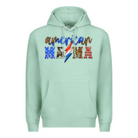 Seafoam american mama thunderbolt Premium Hoodie - HRA Design Shop