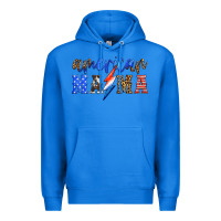 True Royal american mama thunderbolt Premium Hoodie - HRA Design Shop