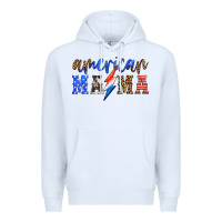 White american mama thunderbolt Premium Hoodie - HRA Design Shop