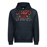 Navy stars and stripes Urban Hoodie - CowhideDigitalArt