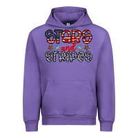 Tulip stars and stripes Urban Hoodie - CowhideDigitalArt