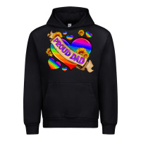 Black lgbtq proud dad Urban Hoodie - HRA Design Shop