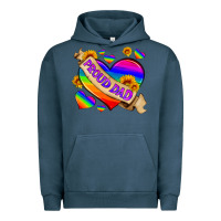 Pigment Midnight Navy lgbtq proud dad Urban Hoodie - HRA Design Shop