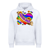 White lgbtq proud dad Urban Hoodie - HRA Design Shop