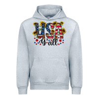 Heather Grey usa yall Urban Hoodie - RacoonDesign