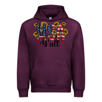 Mauve Wine usa yall Urban Hoodie - RacoonDesign