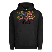 Pigment Black usa yall Urban Hoodie - RacoonDesign